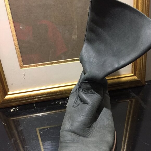 ROOTS BOOTS LEATHER SLOUCH / FOLD OVER  BOOTS SIZE 9 - Picture 8 of 11